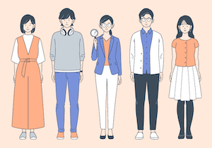 派遣サーチ キャラクター作成